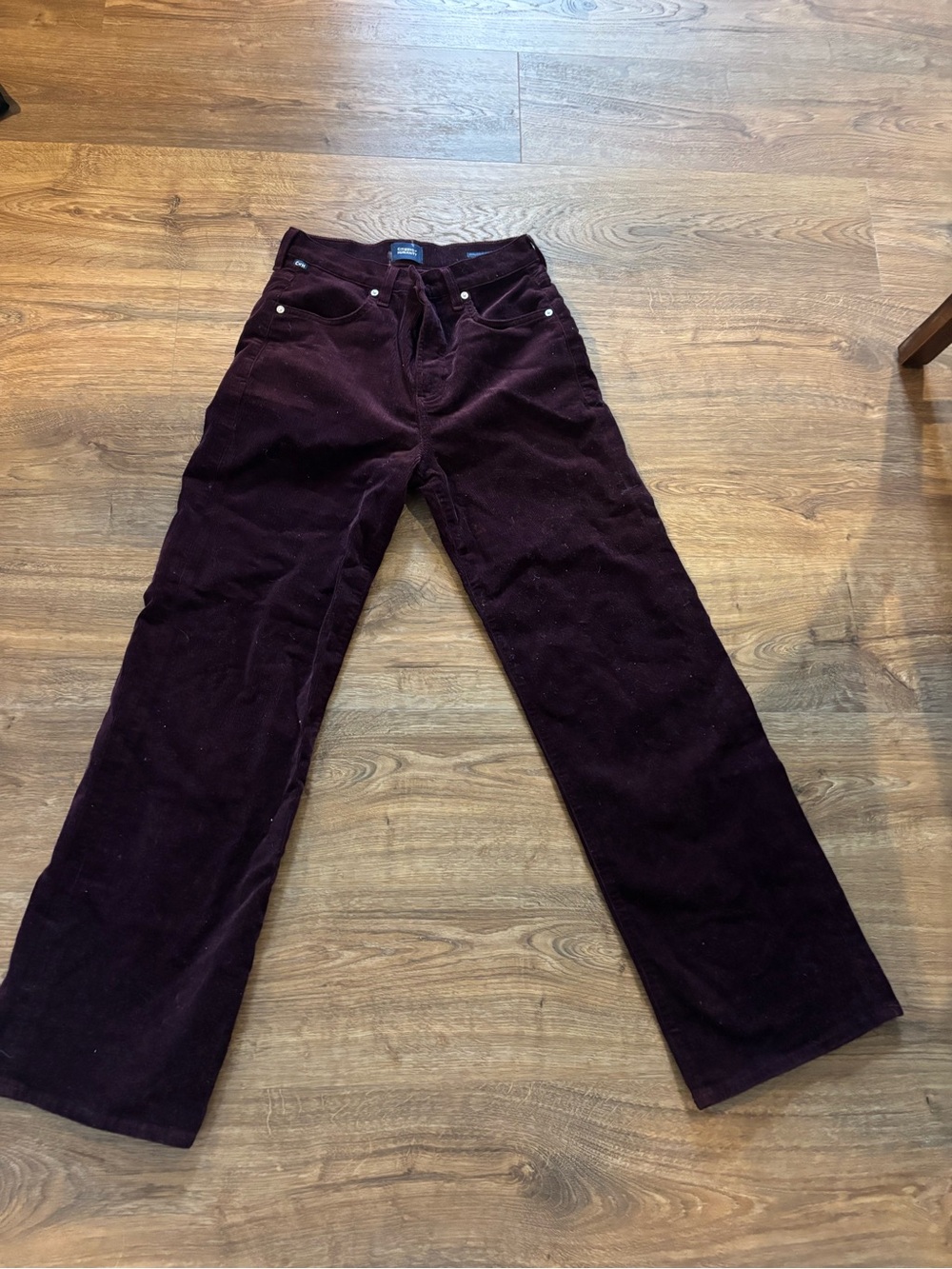 Citizens Of Humanity Plum Corduroy Trousers